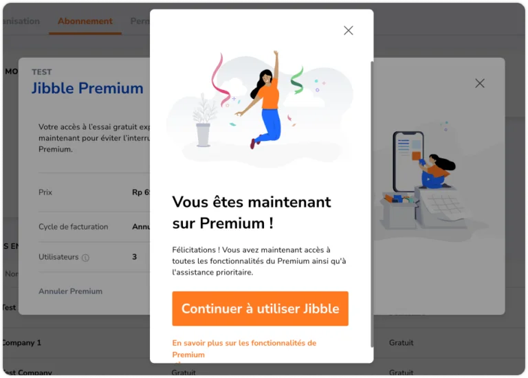 Passer au plan Premium